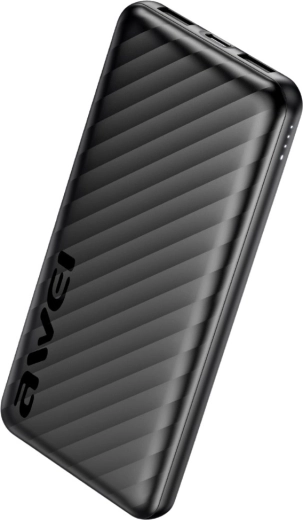 AWEI powerbank 10 000 mAh, 2× USB-A-val