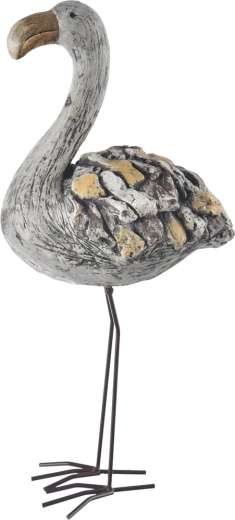 EBI kerámia flamingó dekoráció kőhatással, 60 cm