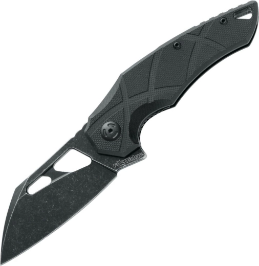 Fox Knives Edge Atrax zárható zsebkés 8 cm stonewash fekete G10