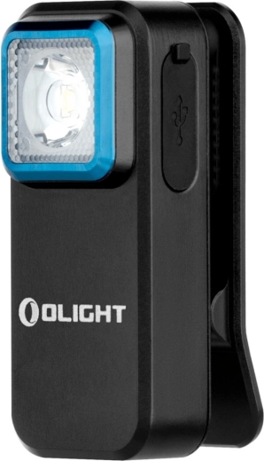 Olight Oclip fekete klipszes, tölthető lámpa