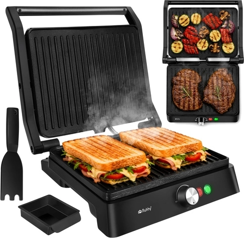 Ruhhy elektromos kontaktgrill és szendvicssütő 2000 W
