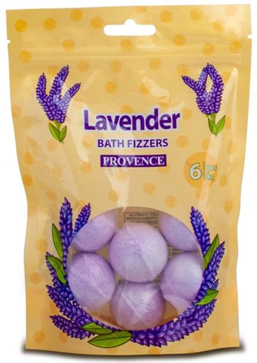 Provence levendulás pezsgő fürdőbombák 6 db