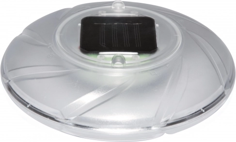 BESTWAY napelemes úszó LED medencelámpa, 18 cm átmérő