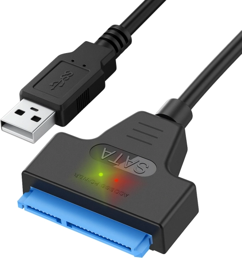 USB 3.0–SATA adapter 2,5" HDD/SSD-hez Izoxis – 1 db