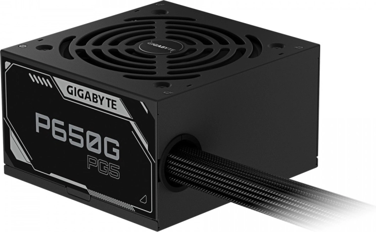 Gigabyte P650G 650W ATX tápegység hidraulikus 120 mm-es ventilátorral, ATX 3.1 és PCIe 5.0