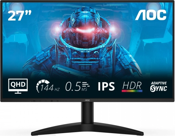 27" IPS monitor 144 Hz-s frekvenciával, HDMI-vel és DisplayPorttal