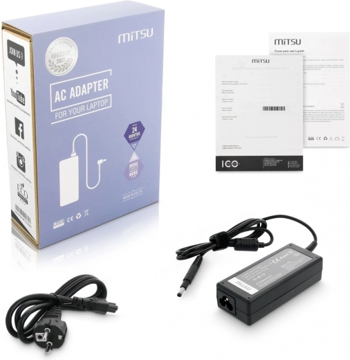 töltő / tápegység adapter 19,5 V 3,33 A (4,8 × 1,7 mm) HP 65 W-hoz