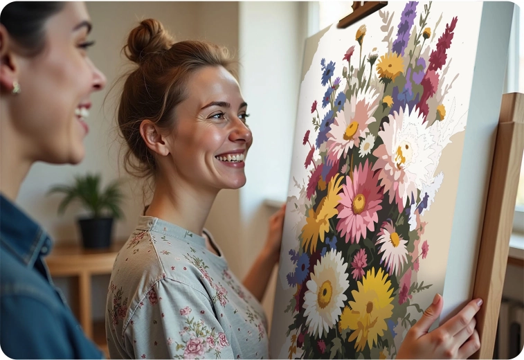 Könnyű, lépésről lépésre festés