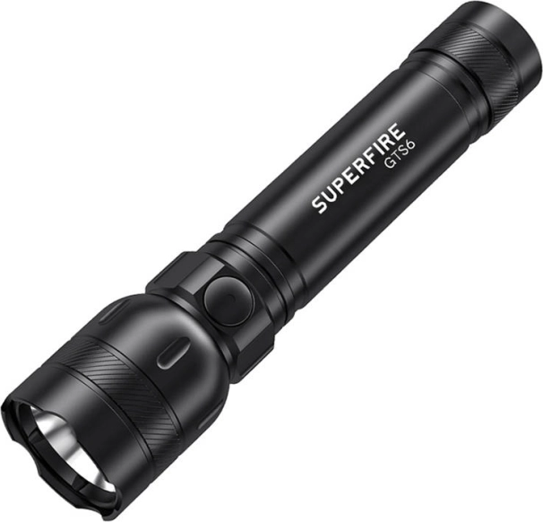 SUPERFIRE GTS6 360 lm zseblámpa USB‑C csatlakozóval, 150 m hatótávval