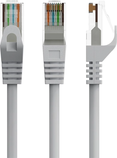 Cat 6 UTP hálózati patchkábel, 0,5 m, szürke