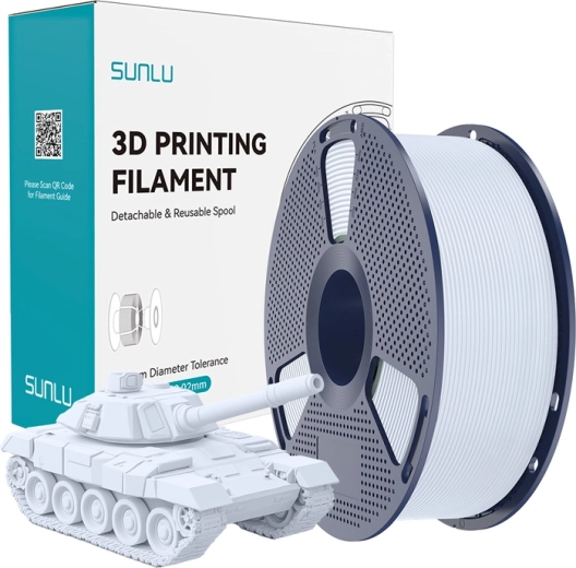 Sunlu PLA+ high-speed fehér filament 1,75 mm
