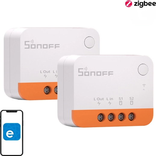 Sonoff zbmini l2 okos mini kapcsoló zigbee – 2 darabos készlet