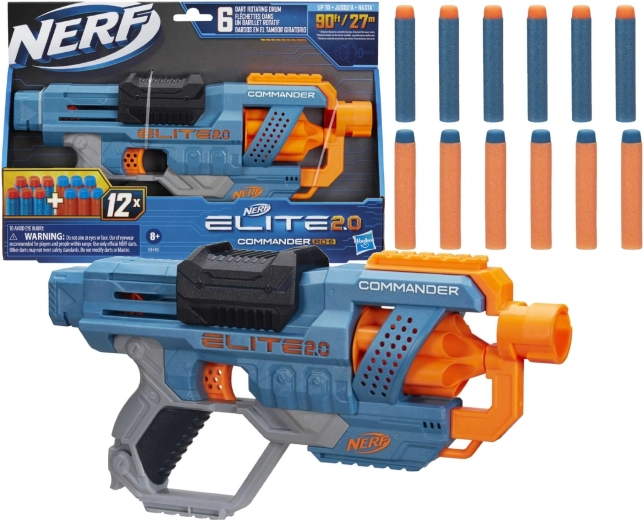NERF Elite 2.0 Commander RD-6 blaszter dartsokkal
