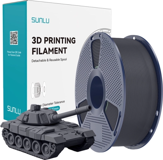 Sunlu PLA+ nagy sebességű filament szürke