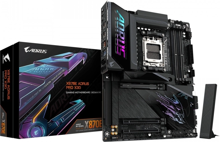 Gigabyte X870E Aorus Pro X3D alaplap AM5