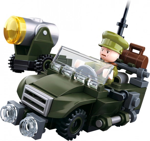 Sluban WWII Őrjárat Jeep