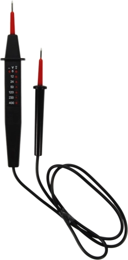 Solight 6–400 V AC/DC feszültségvizsgáló LED-es kijelzéssel