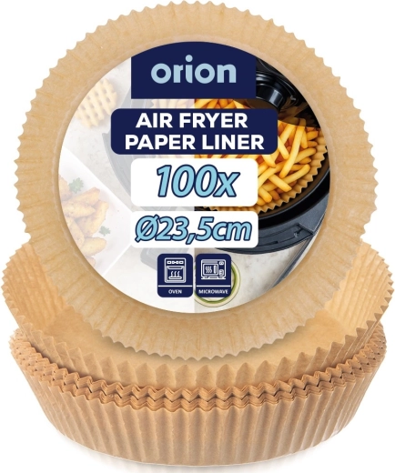 Orion papírbetétek forrólevegős fritőzbe, 20 cm, 100 db