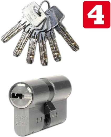 Hengerzárbetét 30/35 nikkel – 6 kulcs, 4. biztonsági osztály RICHTER