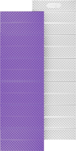 Összecsukható hab derékalj alumíniumréteggel, lila