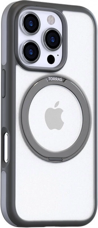 Torras Ostand R Fusion tok iPhone 16 Pro Max készülékhez, szürke