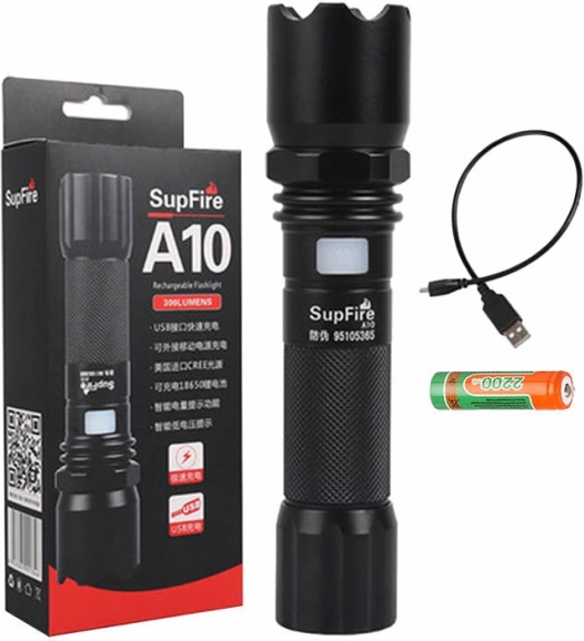 Kompakt LED lámpa Superfire A10