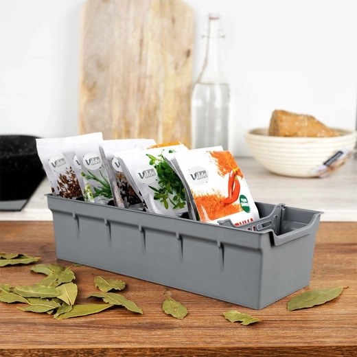 A fűszertasakok áttekinthető tárolása