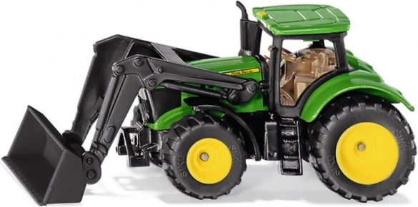 John Deere traktor homlokrakodóval