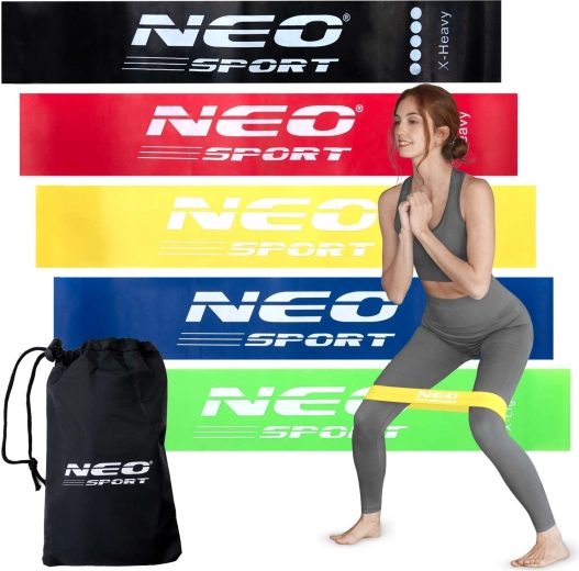 NEO SPORT NS-959 ellenállásgumis szett – 5 darab