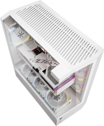 Három oldal edzett üveg és ARGB effekt