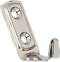 Kis bútorfogas 25 × 40 mm, nikkel, 20 darabos készlet