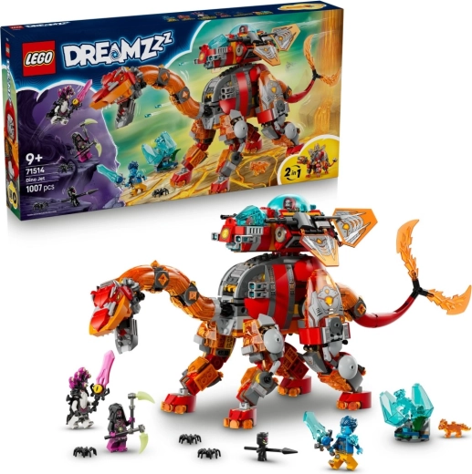 LEGO DREAMZzz dinoszaurusz üldöző 71514 – átépíthető robotikus dinoszaurusz 2 az 1-ben