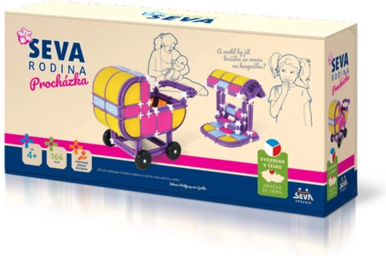 Seva Rodina – séta építőkészlet (166 elem)