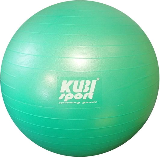 Kubisport gimnasztikai labda zöld 75 cm 150 kg-ig