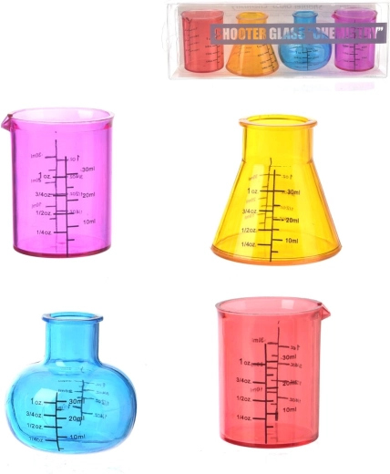 UH műanyag „Chemik” felespoharak 50 ml (4 db)