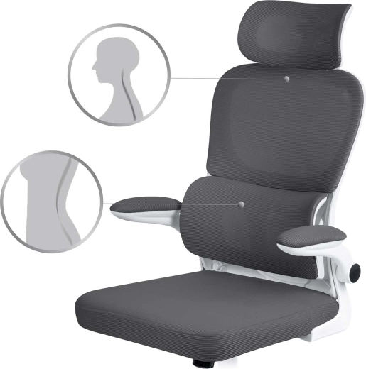 Ergonomikus hát- és fejtámasz
