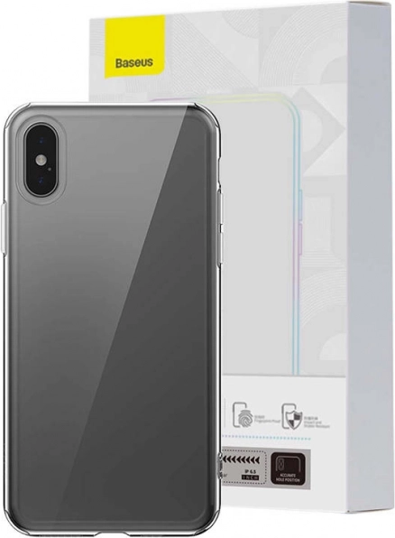 Átlátszó BASEUS Simple tok iPhone XS Max-hoz