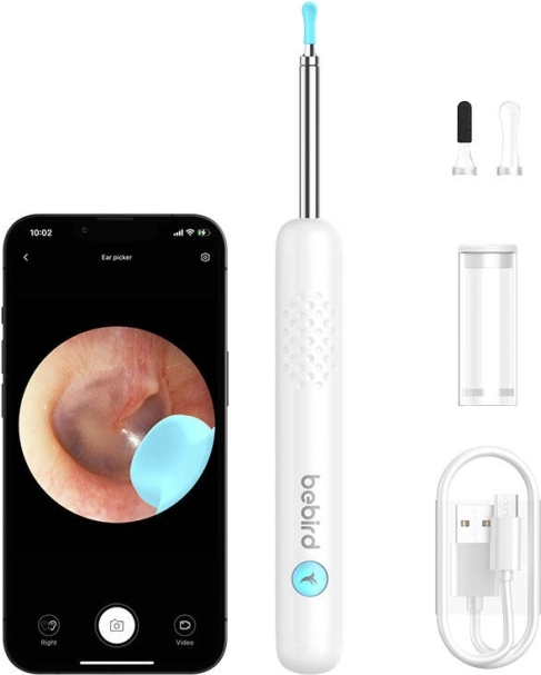 Bebird R1 otoszkóp kamerával fültisztításhoz – fehér – R1 fehér