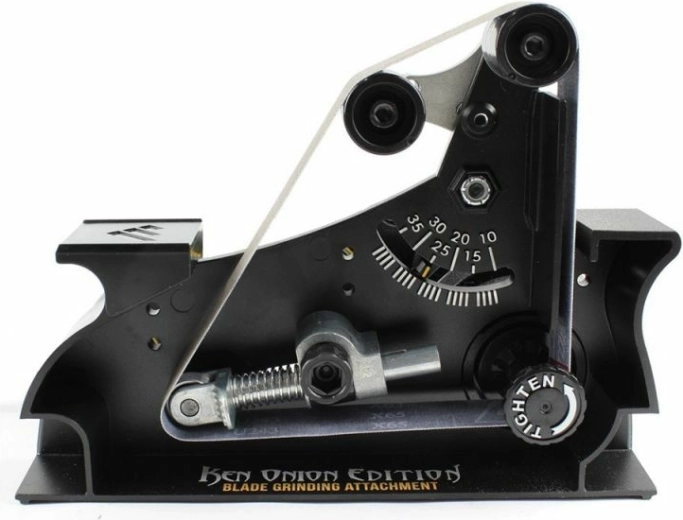 10–35°-ban állítható szög a precíz élezéshez