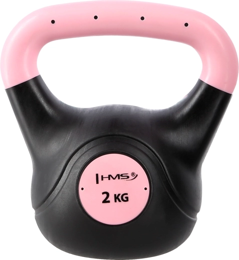 Kompozit kettlebell HMS 2 kg rózsaszín