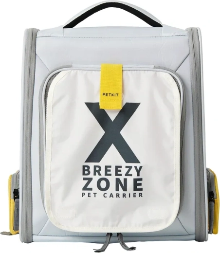 Petkit Breezy X ZONE hátizsákos szállító táska kisállatoknak, szürke