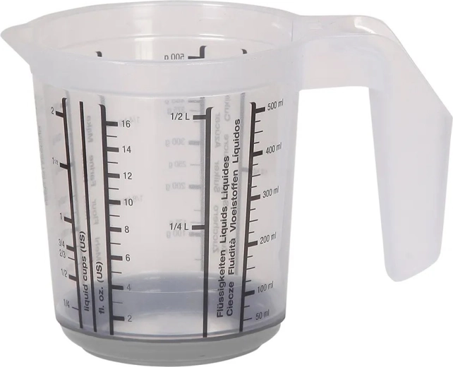 Mércés kancsó skálával, 0,5 l, nordic grey