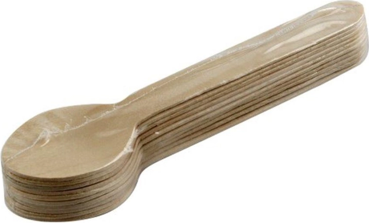 Fa egyszer használatos kanalak 160 mm (10 db)
