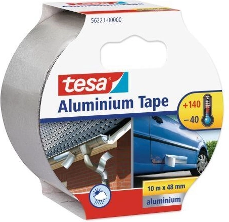 Tesa alumínium ragasztószalag 50 mm × 10 m, ezüst