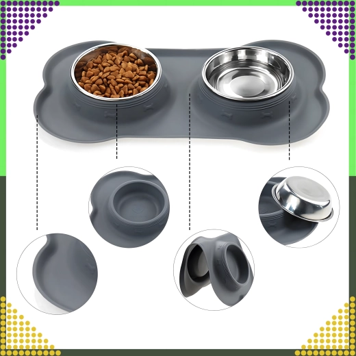 Csúszásmentes szilikon alátét megemelt peremmel