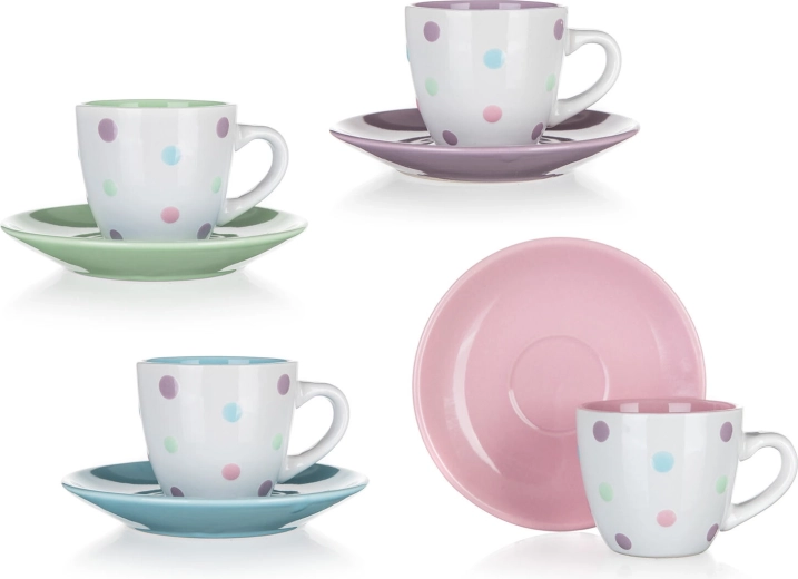 Játékos pöttyös dizájn