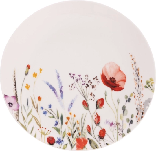 Porcelán sekély étkezőtányér MÁK 24 cm