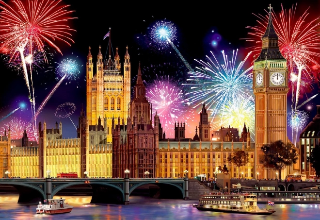 Színekben pompázó éjszakai London