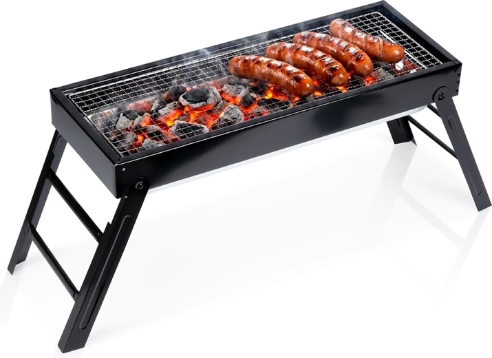 Vilde hordozható, összecsukható faszenes grill 77 × 23 × 31 cm