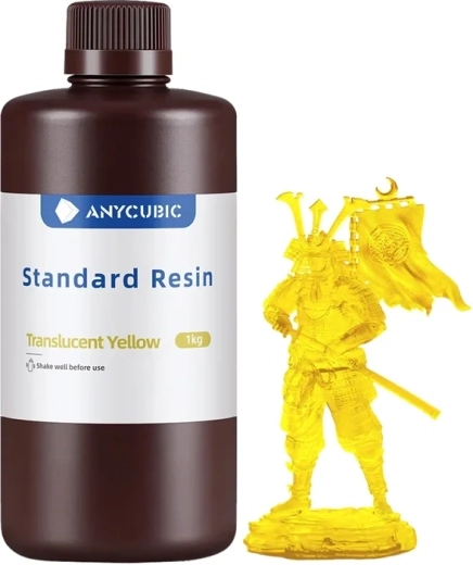 Anycubic Standard Resin átlátszó sárga